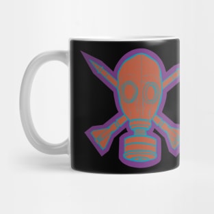 Gas Mask & Crossed Missiles Mug